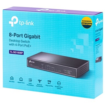 Switch TP-LINK TL-SG1008P 8x RJ-45 10/100/1000 PoE