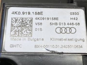 AUDI A6 A7 4K C8 Q7 Q8 PANEL KLIMATIZACE ZADNÍ 4K0919158E