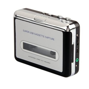 TAŚMA DO KOMPUTERA SUPER USB KONWERTER KASETOWY NA MP3 PRZECHWYTYWANIE AUDI