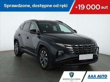 Hyundai Tucson IV SUV 1.6 T-GDI 48V 150KM 2021 Hyundai Tucson 1.6 T-GDI 48V MHEV, Salon Polska