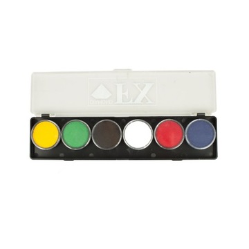 Paleta farb do malowania twarzy i ciała Diamond FX Essential 6x10g