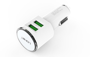АВТОМОБИЛЬНОЕ ЗАРЯДНОЕ УСТРОЙСТВО LDNIO DL-C29, 2X USB, 3,4 А + КАБЕЛЬ USB-C (БЕЛЫЙ)