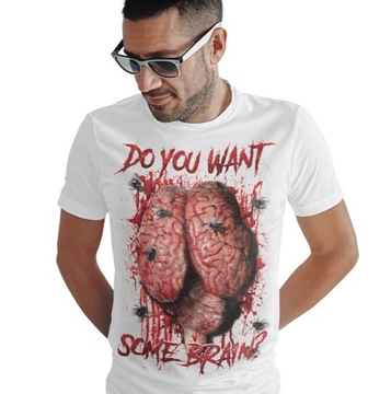 KOSZULKA HORROR/ROCK Do You Want Some Brain