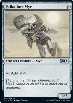 MTG Palladium Myr M21 uncommon