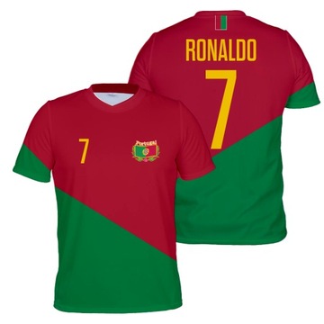 RONALDO PORTUGALIA KOSZULKA SPORTOWA ROZMIAR 128