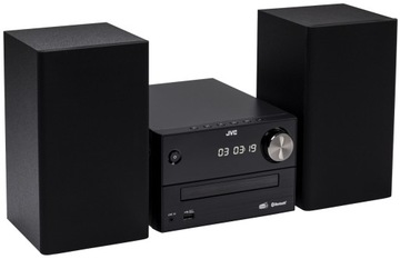 Минисистемный радиоприемник JVC DAB+ FM Bluetooth CD USB AUX STEREO пульт дистанционного управления микросистемой