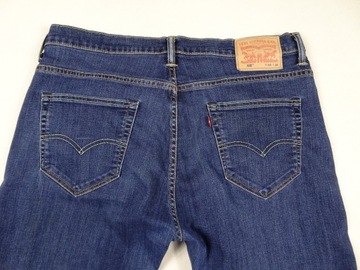 Levi's Levis 520 Jeansy Spodnie Flex 34/34 pas 92 cm