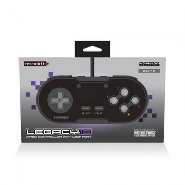 Retro-Bit Legacy16 USB Black Pad PC RPi Switch РОЗЕТКА