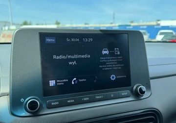 Hyundai Kona I 2020 Hyundai Kona Salon Polska, 1.0, 120KM, Style, Faktura VAT 23 Benzyna 120KM, zdjęcie 14