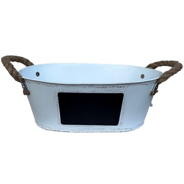 WIADERKO OSŁONKA METALOWA BALKONOWA NA ZIOŁA