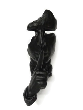 Скульптура - Тишина. Цвет: черный.