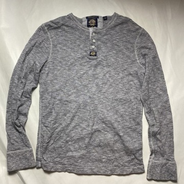 Superdry Super DRY SZARY LONG SLEEVE BLUZA /S