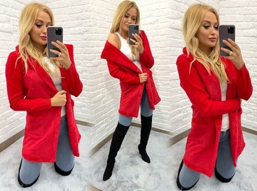 ЗАМШЕВОЕ ДЛИННОЕ ПАЛЬТО С ТЕПЛЫМ ПОКРЫТИЕМ TEDDY S/M