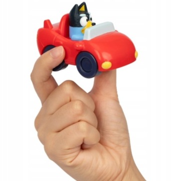 Mini autko Bluey Mini Racers Kabriolet Czerwony
