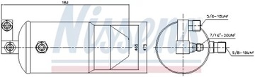 NISSENS 95010 SUŠIČ KLIMATIZACE