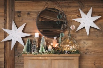 Деревянный каминный портал, новогоднее украшение, украшение для гостиной, камин