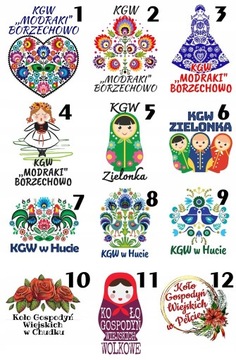 Футболка-поло для кружка сельских женщин KGW с логотипом, большие размеры
