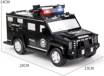 СЕЙФ-КОПИЛКА Банкомат БАНКНОТЫ МОНЕТЫ АВТОМОБИЛЬ ПОЛИЦИЯ ЧЕРНЫЙ БАНК АВТОМОБИЛЬНЫЙ ПИН-код