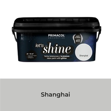 LET'S SHINE - farba dekoracyjna z brokatem - SZANGHAJ 2l , Shanghai