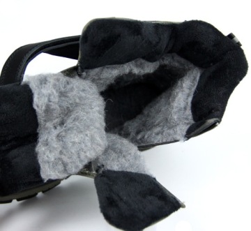 ŚNIEGOWCE CHŁOPIĘCE BUTY OCIEPLANE ZIMOWE WEŁNA FUTERKO RZEPY OLIWKOWE 29