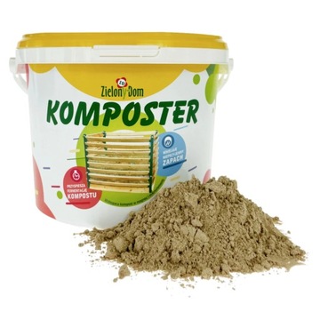 KOMPOSTER PRZYŚPIESZA KOMPOSTOWANIE 4kg AKTYWATOR KOMPOSTU KOMPOSTOWNIKA