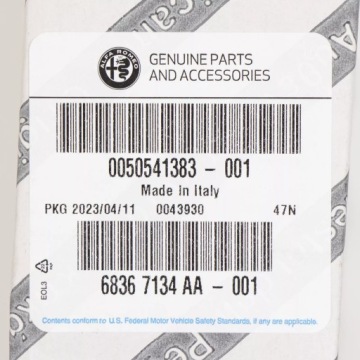 Основание номерного знака ПЕРЕДНЕЕ Alfa Stelvio