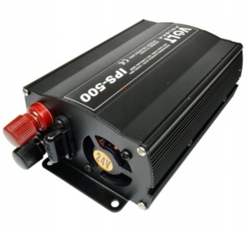 PRZETWORNICA SAMOCHODOWA AKUMULATORA 12V 230V 350W 500W VOLT POLSKA + USB