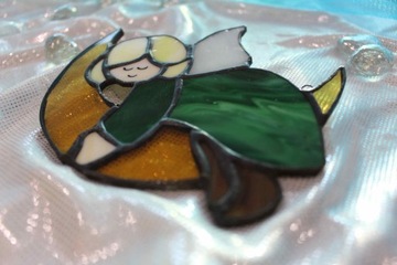 Ангел на Луне, подарок на крещение ангела LZ