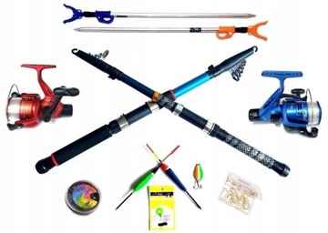 2 WĘDKA 3,6 2 KOŁOWROTEK 4 ŁOŻYSKA PODPÓRKA ŻYŁKA