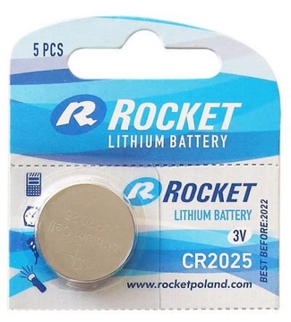 Bateria litowa Rocket CR2025 - 1 szt