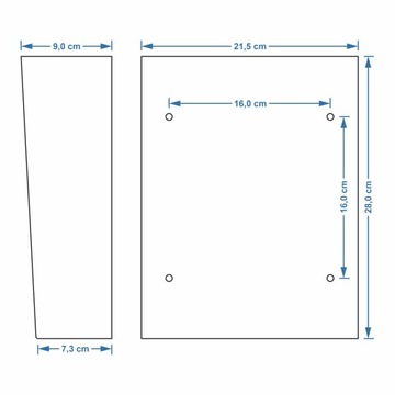 ПОЧТОВЫЙ ЯЩИК С ПОЧТОВЫМ АДРЕСОМ С БОЛЬШИМ НОМЕРОМ ДОМА Cubox v3 - ВЫКРОЙКИ