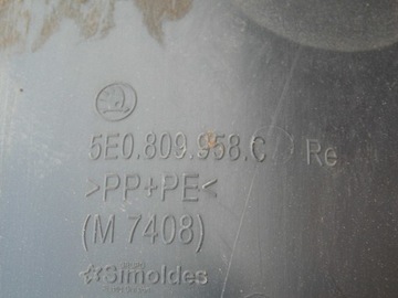 PODBĚH 5E0809958B SKODA OCTAVIA III 5E 2015R. PRAVÉ PŘEDNÍ ORIGINÁLNÍ
