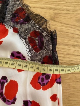 светлая блузка в горошек H&M TOP XS / 7029