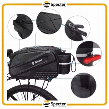 ВЕЛОСИПЕДНАЯ СУМКА SPECTER 14L ВОДОНЕПРОНИЦАЕМАЯ ДЛЯ БУТЫЛКИ С ОТРАЖАТЕЛЯМИ НА ЛИПУЧКЕ