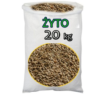 Żyto ziarno karma pasza zboze kur gołębi śruta 20