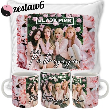 НАБОР ПОДУШКА + КРУЖКА BLACKPINK KPOP ПОДАРОК ​​НА ДЕНЬ РОЖДЕНИЯ + НАЗВАНИЕ РАЗЛИЧНЫЕ ДИЗАЙНЫ