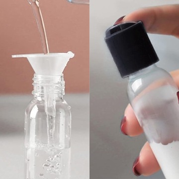 Набор дорожных контейнеров для косметики для самолета, 9 элементов. Косметичка.