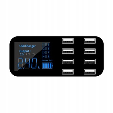 АВТОМОБИЛЬНОЕ ЗАРЯДНОЕ УСТРОЙСТВО A9S 8 портов USB