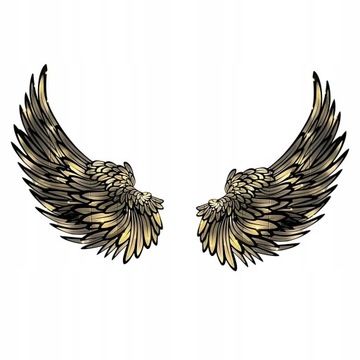 1 пара 18-дюймовых металлических фресок с крыльями ангела со светодиодной подсветкой