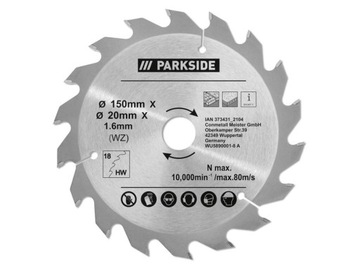 PARKSIDE Tarcza do tarczowej piły Ø150mm 18 zębów