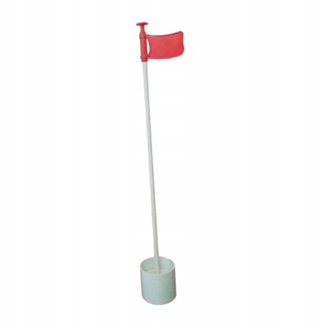 Golf Putt Green Flag и Hole Cup Попрактикуйтесь в игре в гольф Lawn Putt White