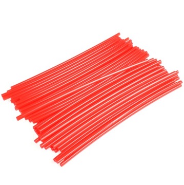 Uniwersalne nakładki na szprychy 72 sztuki ścianka 1mm kolor fluo odblask