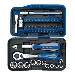 ZESTAW NARZĘDZI 1/4'' 39cz. AKCESORIA King Tony