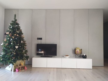 Архитектурный бетон Плиты большого размера 280х66 см