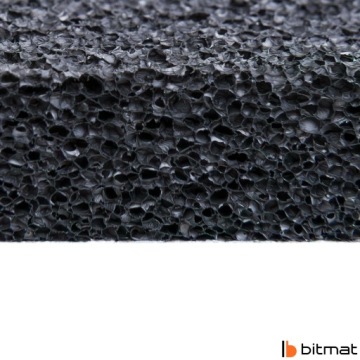 Полуоткрытая звукоизоляционная пена для дверей, боковины пластиковые 3 мм, самоклеющиеся.