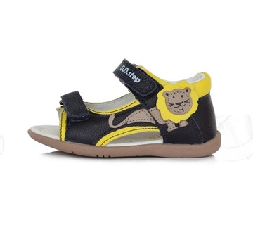Sandały skórzane DD Step G075-357 granatowy lew 19