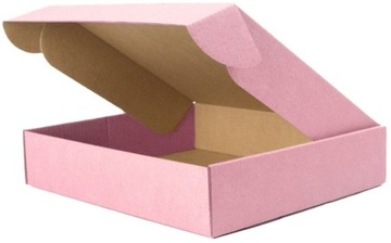Karton do wysyłki RÓŻOWY 250x200x50mm Pudełko InPost A 20 sztuk