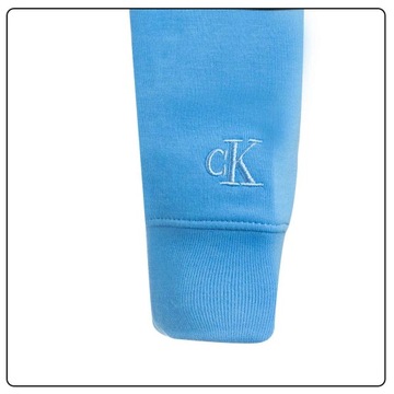 CALVIN KLEIN BLUZA DAMSKA Z KAPTUREM NIEBIESKA r.M