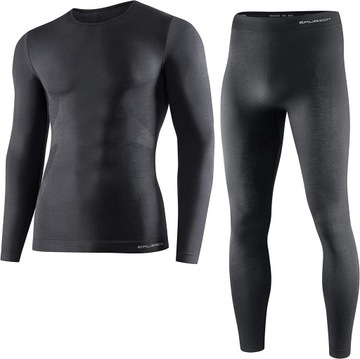 BIELIZNA TERMOAKWYNA BRUBECK MERINO WOOL KOMPLET MESKA COMFORT CIEPŁA