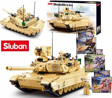 KLOCKI SLUBAN WOJSKO CZOŁG AMERYKAŃSKI ABRAMS 781e+GRATIS!